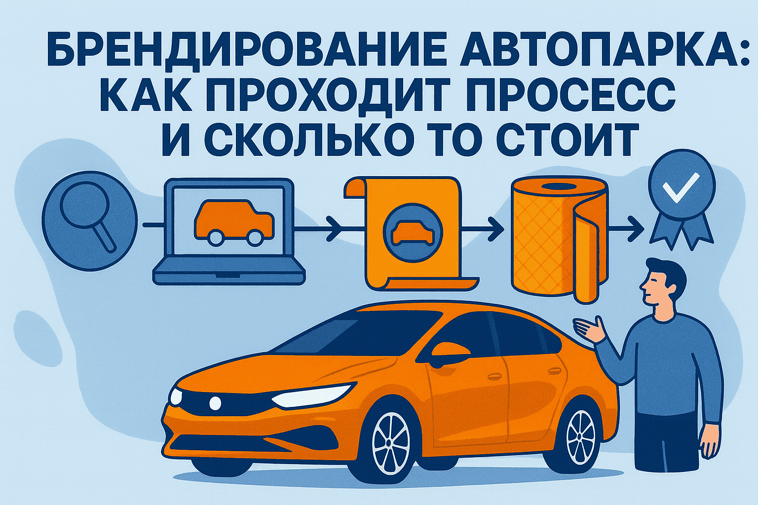 Брендирование автопарка: как проходит процесс и сколько это стоит